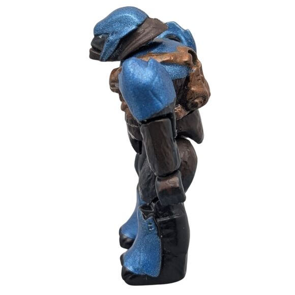 Mega Construx Halo Covenant Brute Minor Metallic Blue Micro Action Figure - Picture 2 of 4